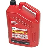 Ford Genuine XT-5-5QM MERCON-V Automatic Transmission and Power Steering Fluid - 5 Quart