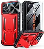 FNTCASE for iPhone 12 Pro-Max Case: Rugged Military