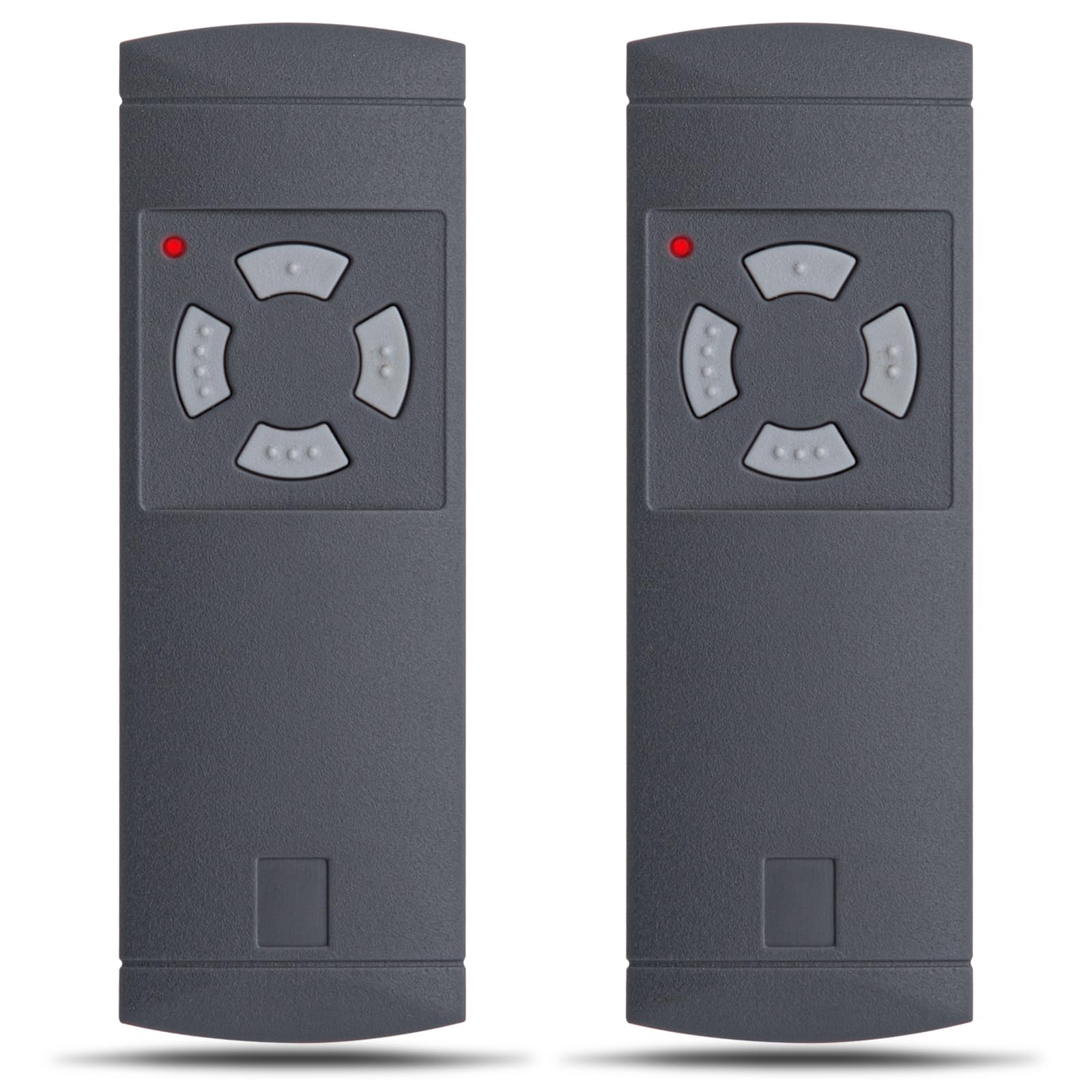 2 Pack Garage Door Remote Control Replacement for HORMANN HS4-40 HS2-40 HSE2-40 HSM4-40 HSM2-40 Compatible with GARADOR 40.685MHz Grey Buttons Handheld Transmitter