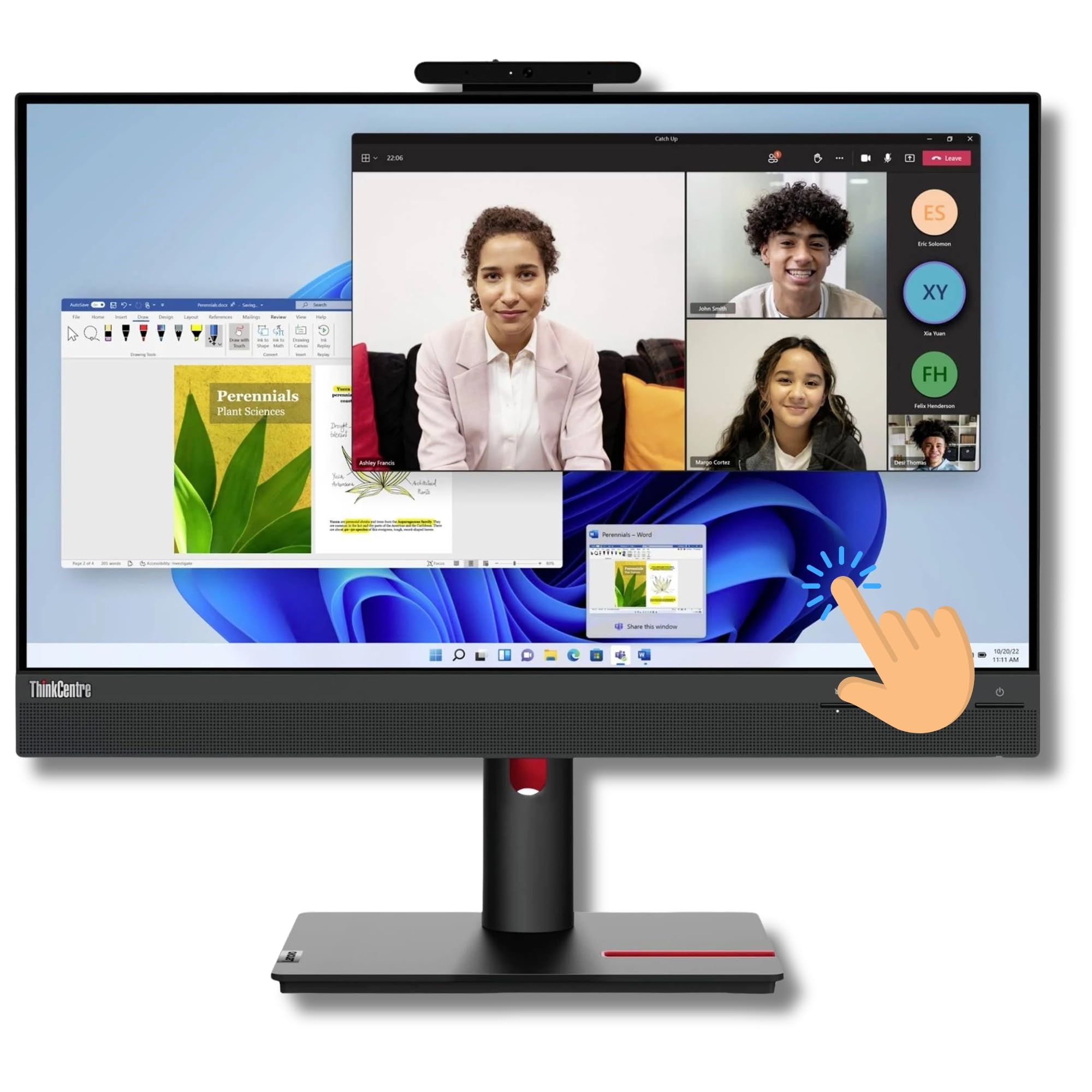 Lenovo All-in-One 24 Zoll Touchscreen i5 10500T bis zu 3,80 GHz – 16 GB RAM – 1000 GB SSD – Windows 11 Pro – Office und Business PC usb-c Garantie 36 Monate