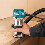 Makita RT0702CX4/2 240V Router Trimmer ¼ and 3/8 Inch Collets view 4