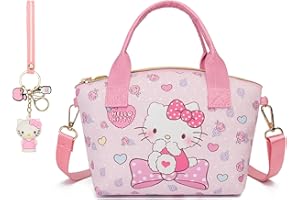 TradWloth Cute Mini Purse Crossbody, Soft PU Leather Messenger Shoulder Bag Cartoon Handbag, 2Pcs