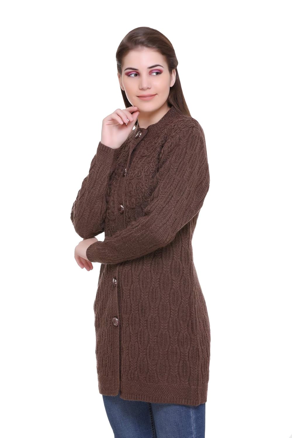 zoravie women's winter woolen coat