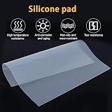 BENECREAT 2Pcs White Silicone Rubber Sheet 250x250x1mm High Temp Gasket Board view 6