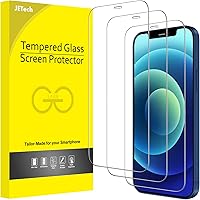 Paquete De 2] Protector De Pantalla De Vidrio Templado Para IPhone 12 Pro Y IPhone 12 [cobertura Completa], SuperGuardZ, De Borde A Borde, Antiarañazos, Antiburbujas