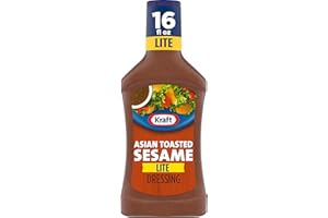 Kraft Reduced Fat Asian Toasted Sesame Dressing, 16 fl oz Bottle