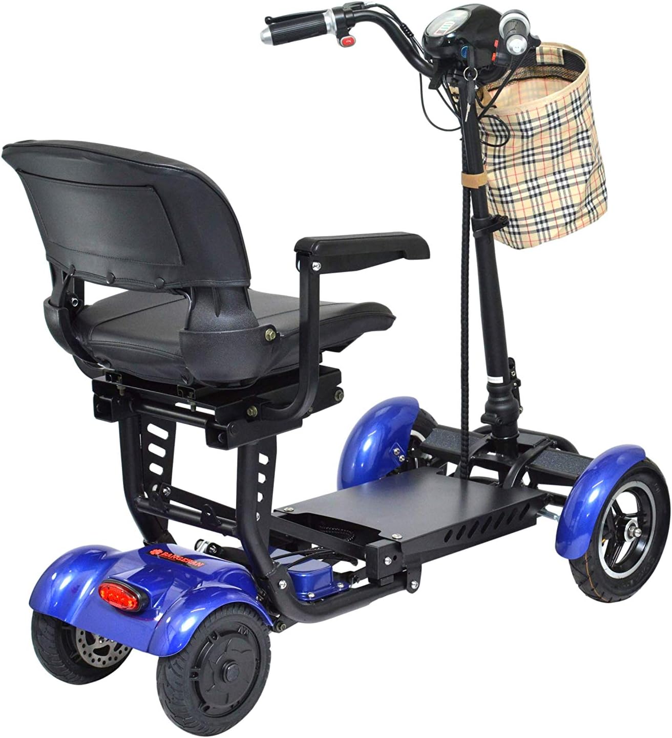 Dragon Mobile EX Foldable Lightweight Power Mobility Scooter Wheelchair Multi Terrain Easy Travel Electric Mobility Scooter for Adults with Bigger Seat: Health & Personal Care