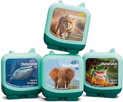 tonies Animal World Record Breakers Clever Pocket Tonie Set for toniebox