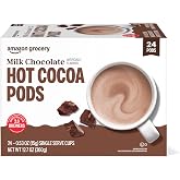 Happy Belly Hot Cocoa Pods, Milk Chocolate, 24 Count