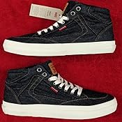 levis bass mid sneakers