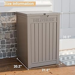 PatioZen Package Delivery Box 55 Gallon with