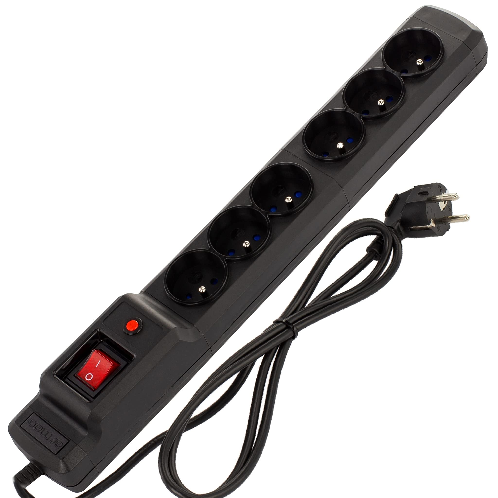 ARMAC Surge Protector Multi M6 10 m 6 x Brake Outlets Black