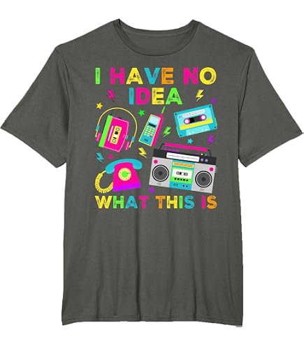 Amazon.com: Retro Vintage I Have No Idea What This Is Shirt 70s