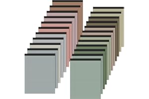 Fuutreo 24 Pcs 8.5'' x 11'' Colored Legal Pad Writing Pads Narrow Ruled 50 Sheets Per Notepad Micro Perforated Writing Pad Note Pads Office Supplies for School College Office Business (Mixed Colors)
