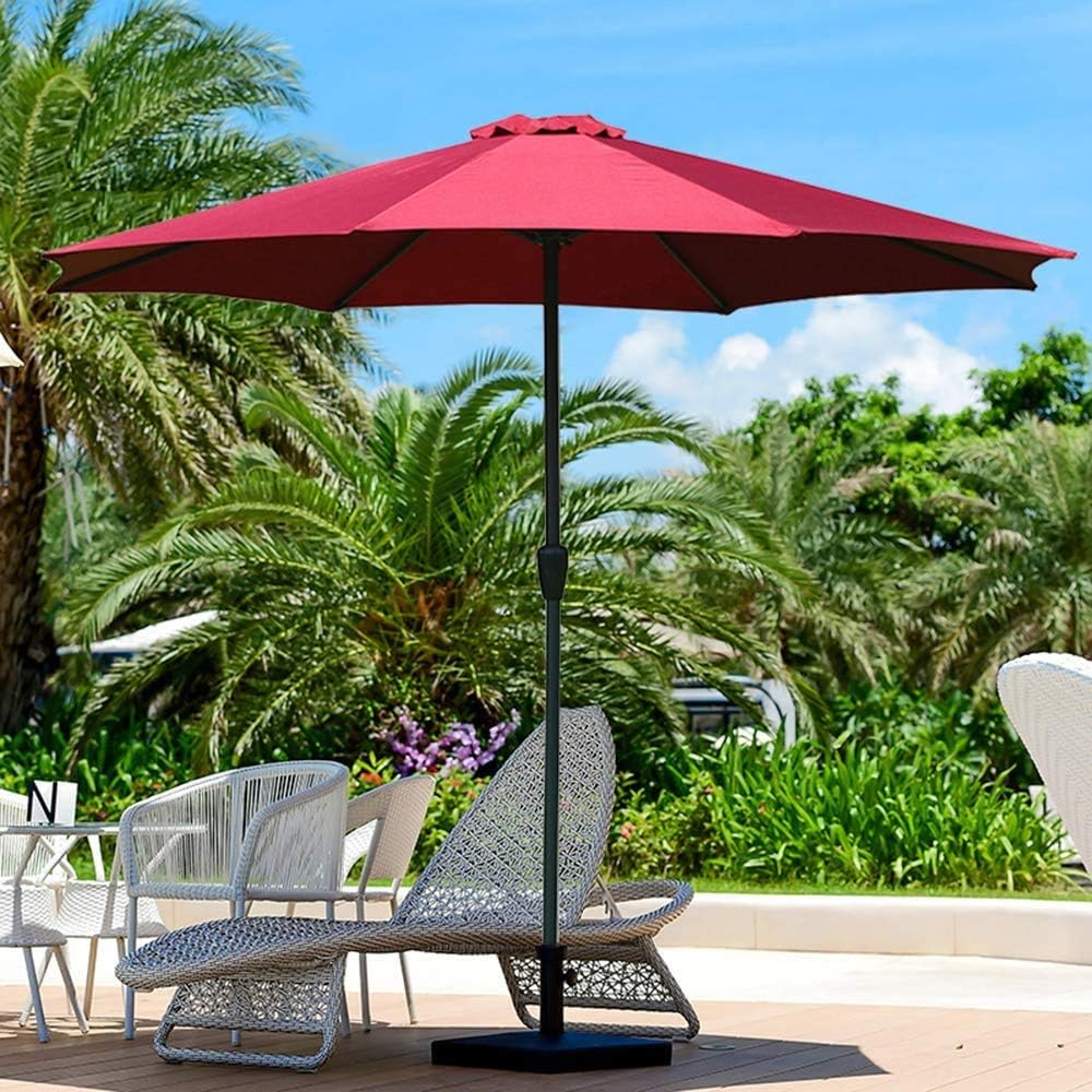 Parasol Garden Patio Umbrella Uv Protection Sun Umbrella For Outdoors Bench Patio For Summer Dining Accessory 2 7m Amazon Co Uk Garden Outdoors