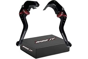 RIDE IT FOREVER Short Brake Clutch Levers for GSXR600 GSXR750 2006-2022, GSXR1000 2009-2022,GSXR 1000 2005-2006,GSX-S1000/F/ABS 2015-2020,Katana 2020-Black