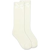 Jefferies Socks Girls' Pointelle Bow Knee High Socks 1 Pack