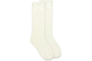 Jefferies Socks Girls' Pointelle Bow Knee High Socks 1 Pack