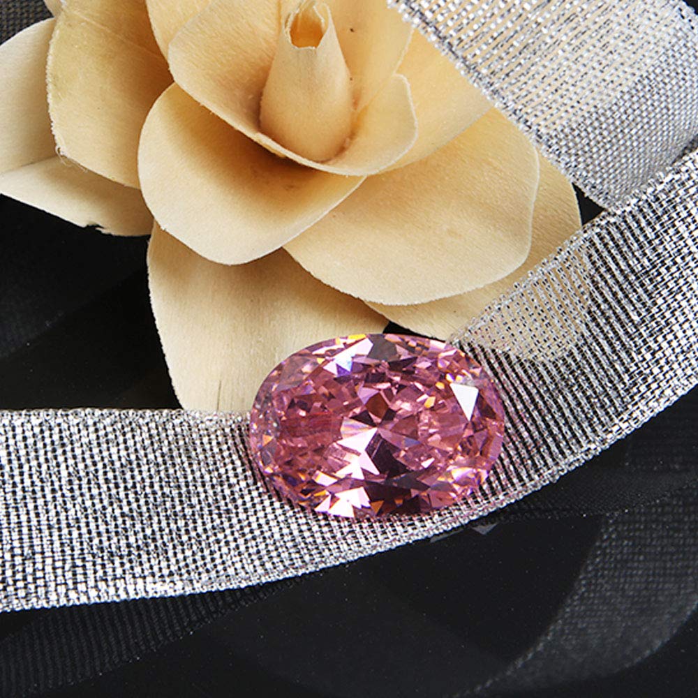 Wixine 1Pcs Huge Unheated Pink Sapphire Oval Cut AAAA Loose Gemstone 18X25mm