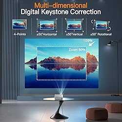 [6D/4P/4K] Projector with WiFi and