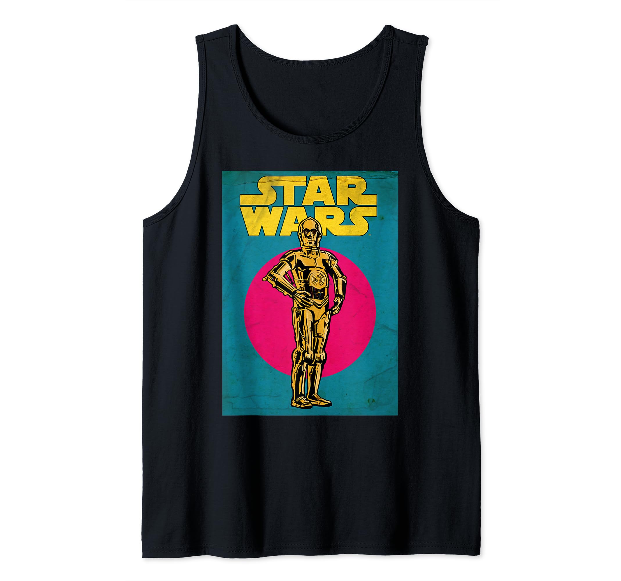 Star Wars C-3PO Vintage Trading Card Tank Top