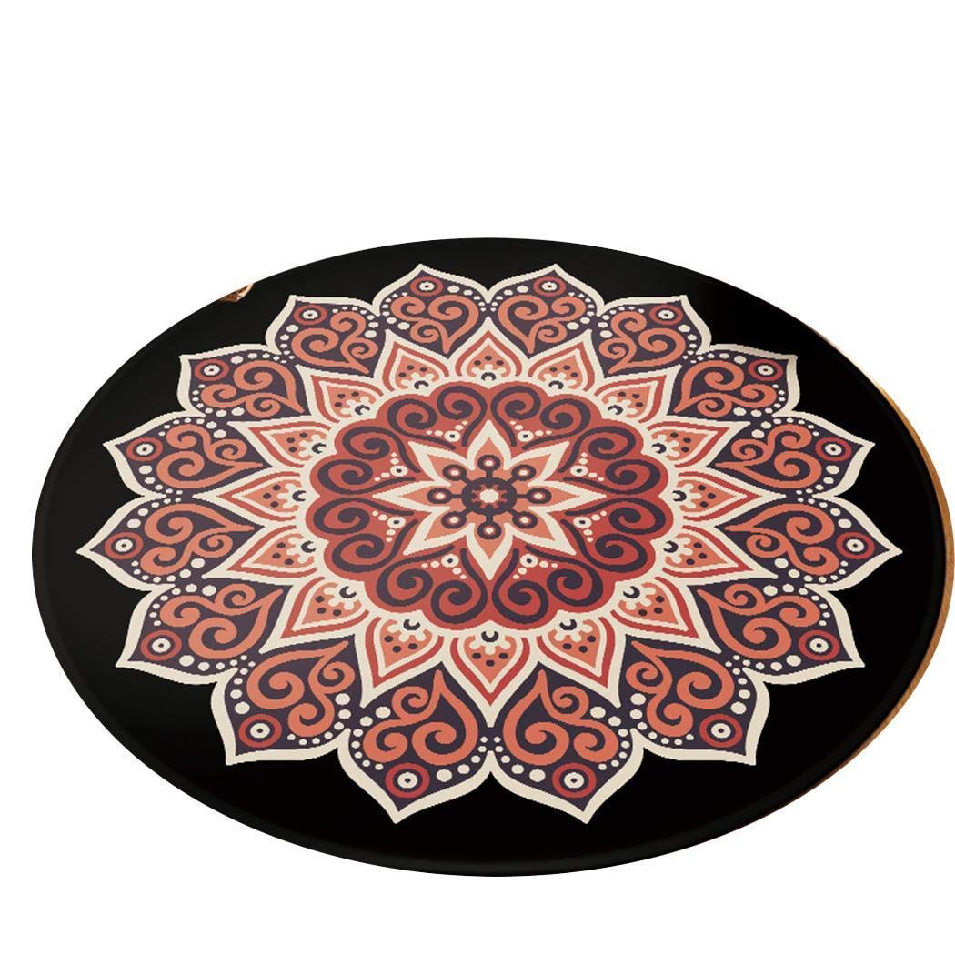 pairris Alfombra Redonda Lavable Antideslizante de la Alfombra de la Sala de Estar del Dormitorio de la Sala de Estar Alfombra Suave Alfombras