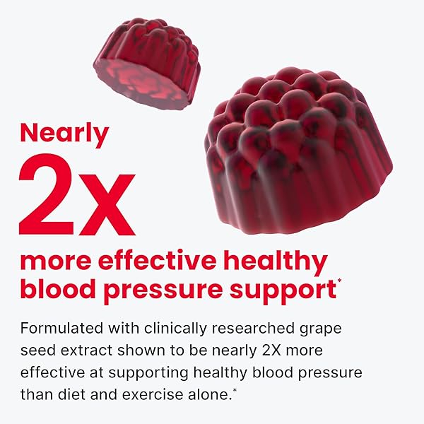 HUMANN SUPERBEETS HEART GUMMIES – BEET GUMMY WITH ENERGY SUPPORT, GRAPE SEED EXTRACT & BEETROOT POWDER, SUGAR FREE – POMEGRANATE BERRY FLAVOR, 60 COUNT