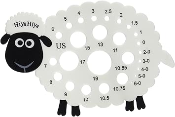 Hiyahiya Knitting Needle Gauge Sheep Hiyahiya Knitting Needle Gauge Sheep