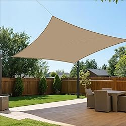 SunnyRoyal Sun Shade Sail 8'x10' Rectangle Shade