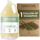 Terra Pure 1 Gallon Shampoo Refill for Hotel Dispensers, Bulk Toiletries | Paraben Free, Guest Bathroom Amenities, hospitality supplies, hotel room essentials, resorts, motels, short term rentals