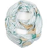 Scarfand's Romantic Rose Prints & Floral Patterns Lightweight Infinity Fashion Scarves Wraps