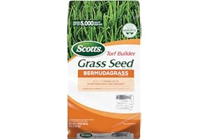 Scotts Turf Builder Grass Seed Bermudagrass, Mix for Full Sun, Built to Stand Up to Heat & Drought, 5 lbs.