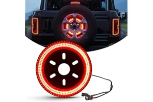 SUPAREE 400PCS LED Third Brake Light for Fo-rd Bronco 2021-2024, Spare Tire Brake Light with 3-Sided Bright Red, High-Mounted