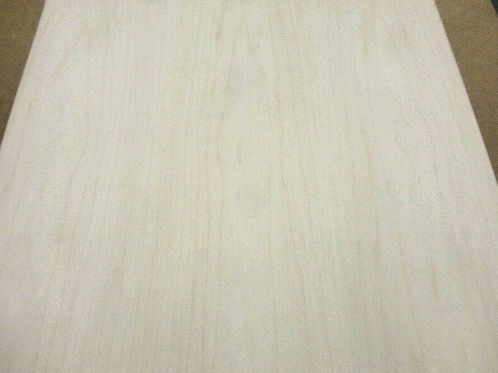 Maple Wood Veneer 24"x 48" with peel and stick PSA adhesive 1/40" thickness A