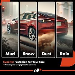 A-Premium Mud Flaps Splash Guards Compatible with