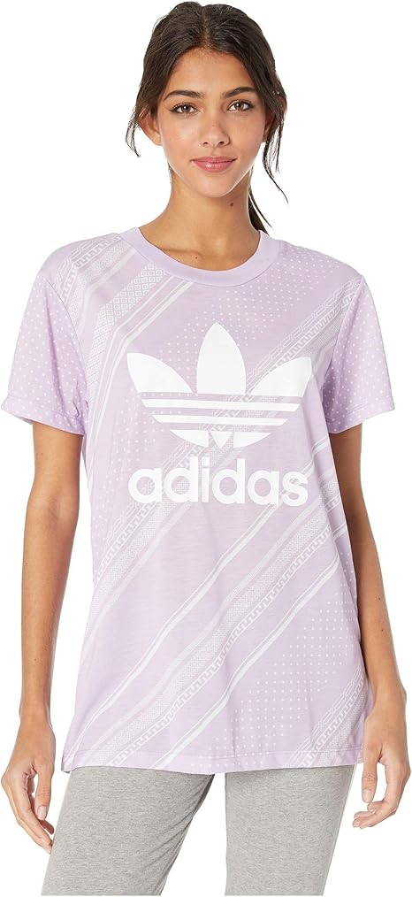 adidas trefoil purple glow