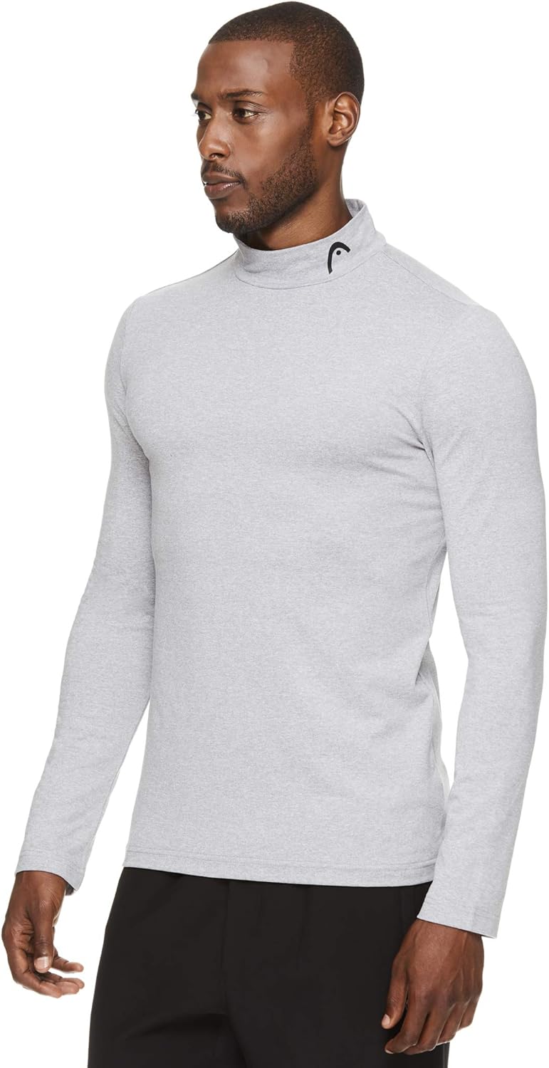HEAD Men's L/s Training Mock: Clothing