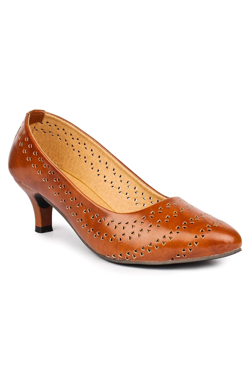 do bhai women's synthetic bellies - brown