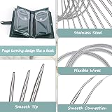 Aeelike Circular Knitting Needles 80cm Set 11 Sizes with Case Gauge 32in view 3