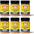 Bragg Nutritional Yeast Smoky BBQ Seasoning - (6 Pack) 3 oz - Dairy-Free Parmesan Cheese Substitute - Perfect for Salads, Pastas, Popcorn, and More