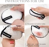 KEYRI 7 Pack Makeup Remover Pads Reusable Microfiber Facial Cloths 7 Pieces view 6
