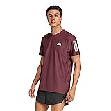 adidas Men's Own The Run T-Shirt, Aurora Ruby