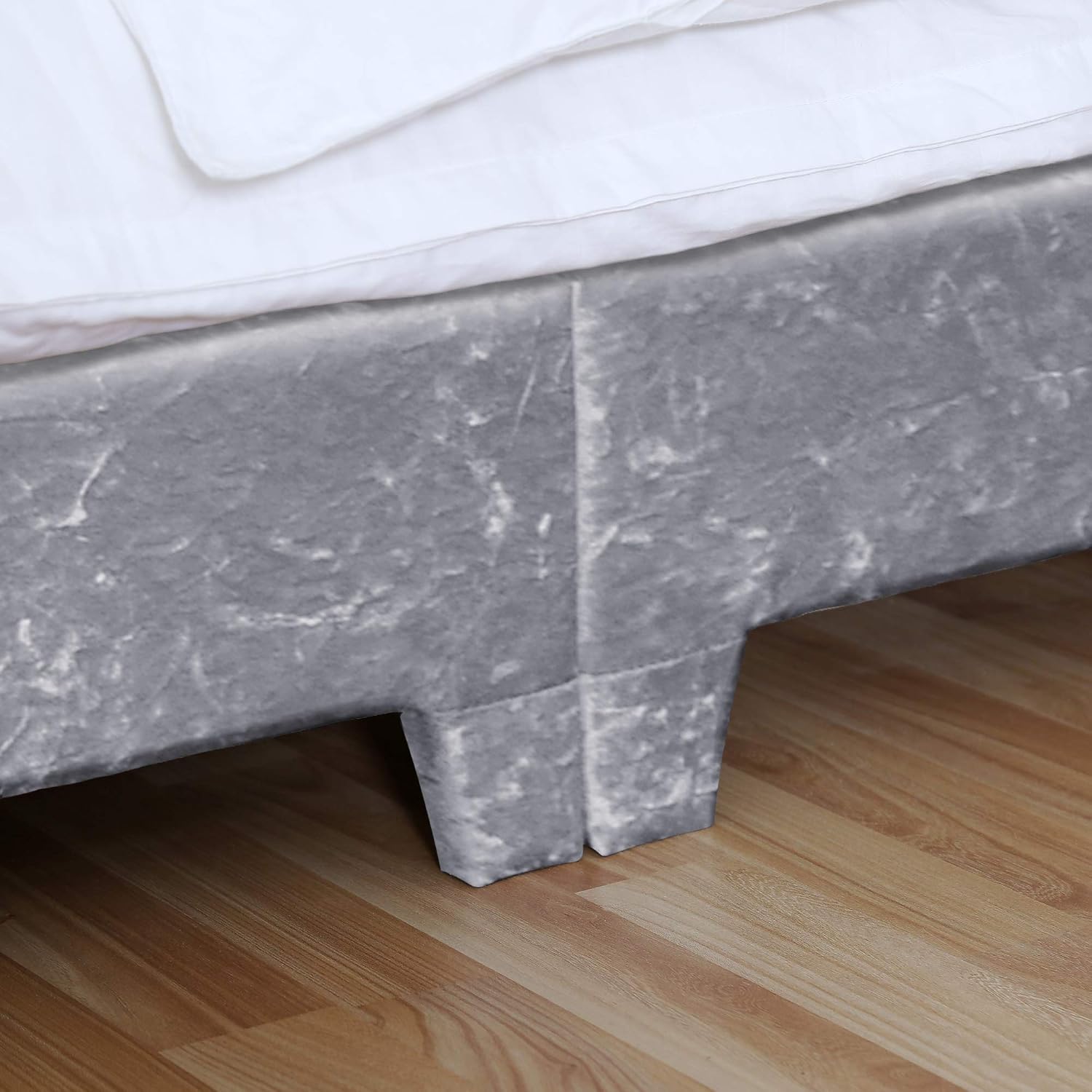 Vida Designs Victoria Bed, Bed Frame Upholstered Fabric Headboard Bedroom Furniture (King Size (5 Foot) - Image 5