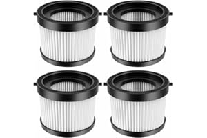 4 Packs DCV5011H HEPA Filter For DEWALT 20V Vacuum Cordless Handheld Vacuum DCV501HB, Part DCV5011H