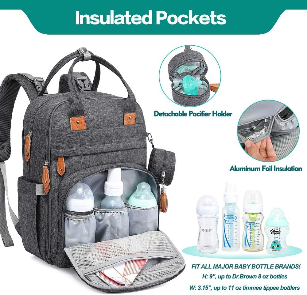 BabbleRoo Baby Changing Bag Backpack - Image 4