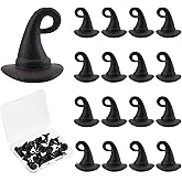 Beebeecraft 1 Box 30Pcs Wizard Hat Charms Alloy 3D Magic Hat Charms Pendants Halloween Christmas Theme Jewelry Making Findings for DIY Earrings Bracelets Necklace, 12x10.5mm