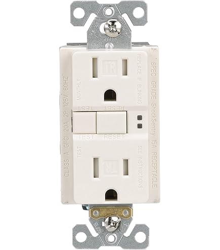 Eaton TRAFCI15LA 15 Amp Tamper Resistant AFCI Receptacle, Light