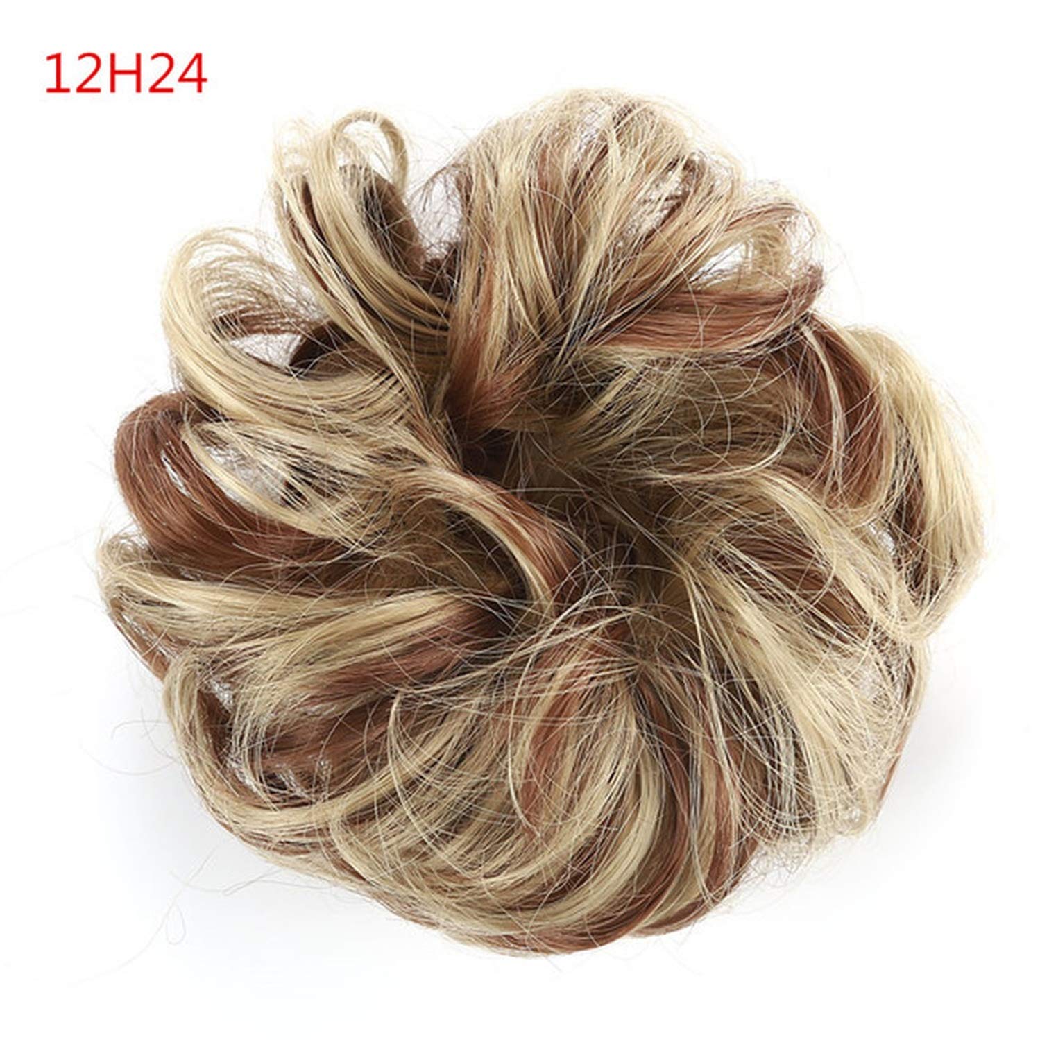 Amazon Com Synthetic Fake Hair Bun Chignons Hairpiece For Women
