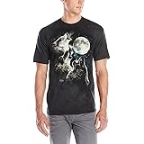 The Mountain Men's Three Wolf Moon Short Sleeve Tee
