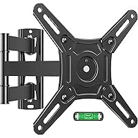 ELIVED UL Listed Full Motion TV Monitor Wall Mount for Most 14-42 Inch LED LCD Flat Screen TVs & Monitors, Swivels Tilts Exte